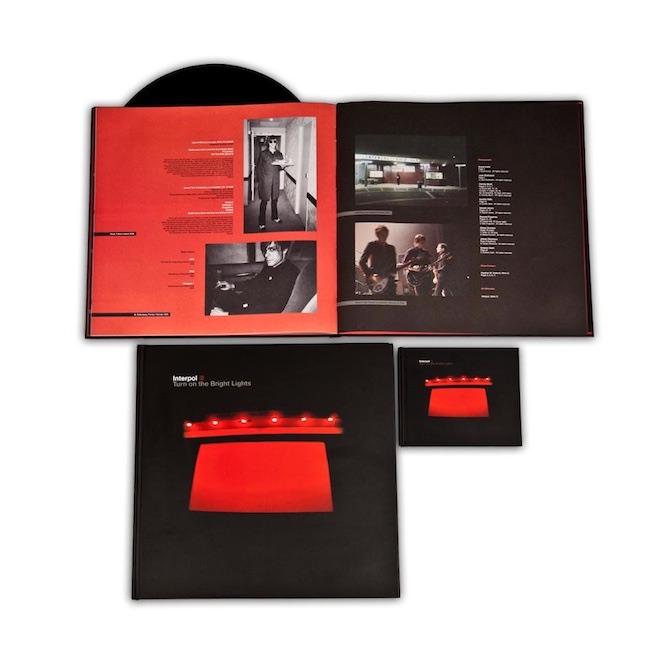 Interpol Turn On The Bright Lights 10th anniversary edition: hardbound book, vinyl and bonus discs